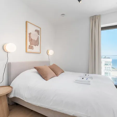 Coastal Cocoon - Modern App 4p Met Deels Zeezicht Ostend